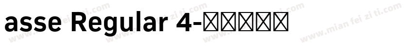 asse Regular 4字体转换